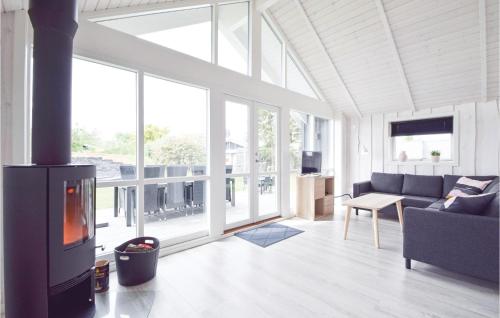 Posezení v ubytování Four-Bedroom Holiday Home In Malling
