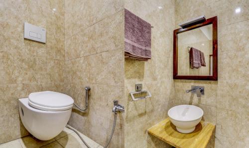 Koupelna v ubytování Hotel Ajmer regency