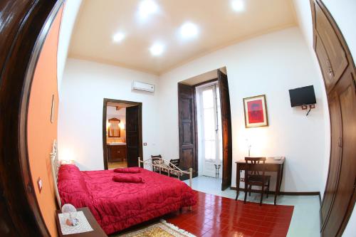 Letto o letti in una camera di Casa Lissania