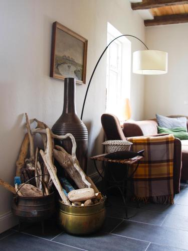 En eller flere senge i et værelse på Hotel Lili Marleen
