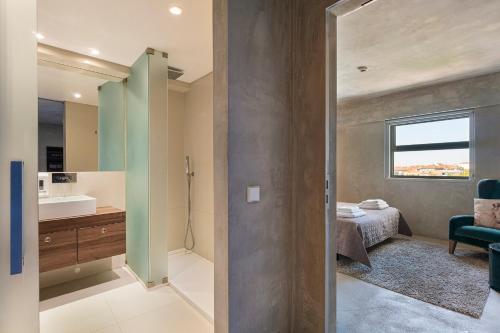 Koupelna v ubytování N1 Hostel Apartments and Suites