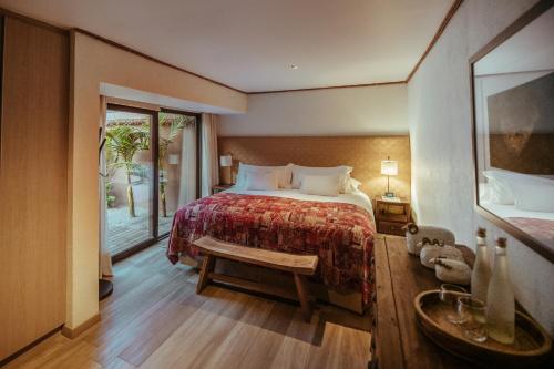 Tempat tidur dalam kamar di CasaMolle