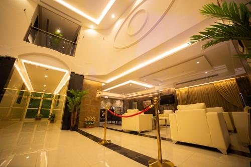 Ruang duduk di Mabet Al Tahlia Hotel Apartments