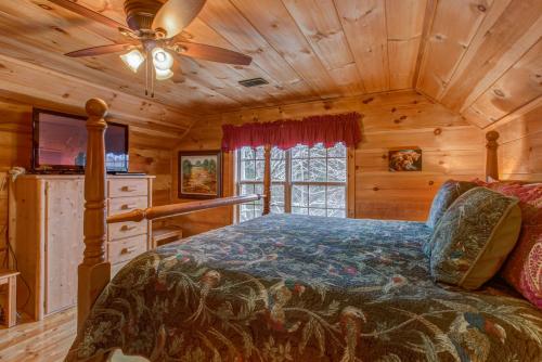 Voodi või voodid majutusasutuse Twin Cub Lodge toas