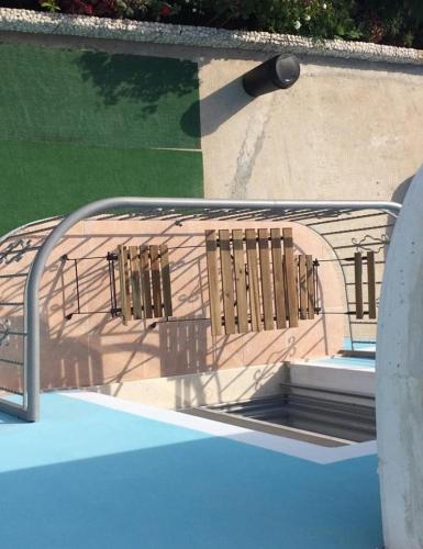 Piscina a Bluflest o a prop