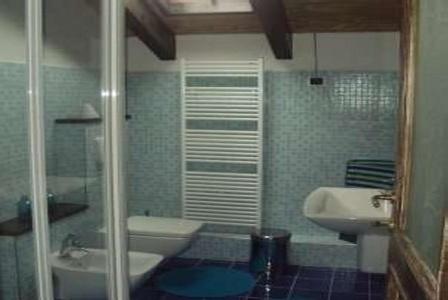 Koupelna v ubytování Sosta Fiera B&B