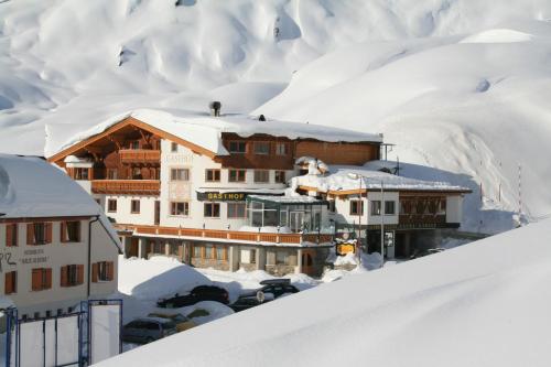 Gasthof Valluga im Winter