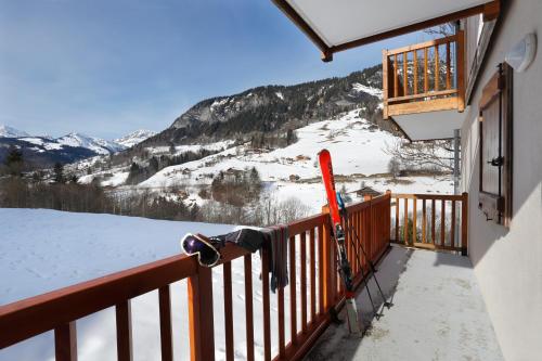 Résidence Néméa Les Chalets Des Evettes en invierno