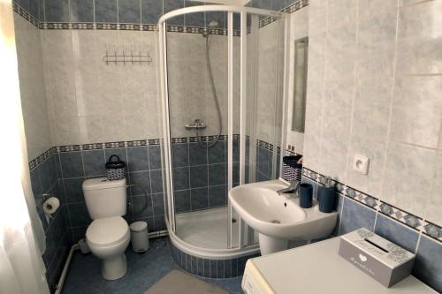 Koupelna v ubytování Penzion Vila E Landisch
