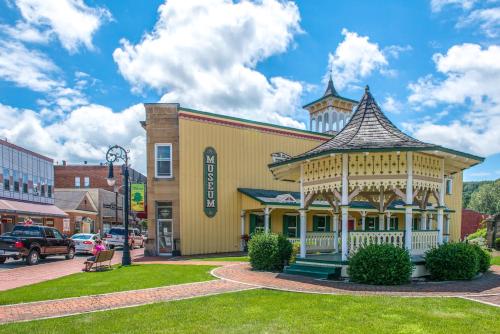 a building with a gazebo on a street at Still Meadows in McComas Beach