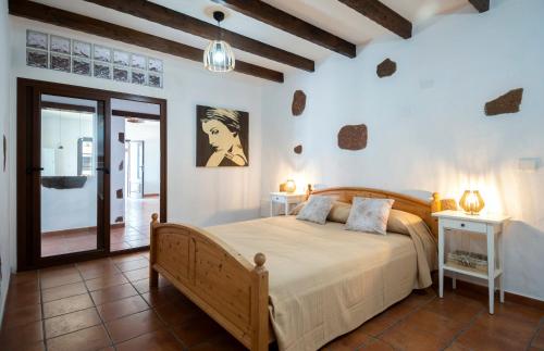 A bed or beds in a room at Apartamento Casa Belen