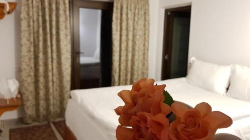 Katil atau katil-katil dalam bilik di Pensiunea Turistica VALEA MIERII