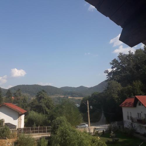 a view of the mountains from our house at CasaMarinela in Orşova