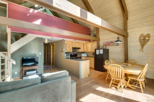 Η κουζίνα ή μικρή κουζίνα στο Nason Creek Cabin