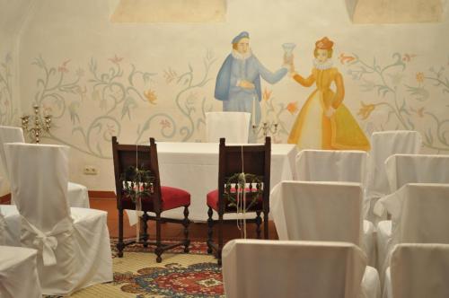Ruang duduk di Schloss Wiesenthau
