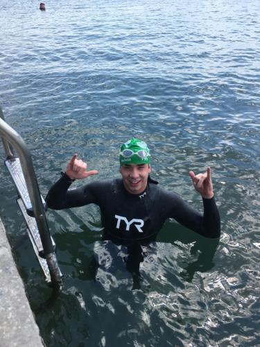 a man in the water in the water at EDEM SEVAN in Sevan