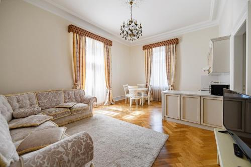 Posezení v ubytování Villa Luttwitz