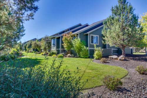 a house with a garden in front of it at Eagle Crest Family Retreat in Redmond