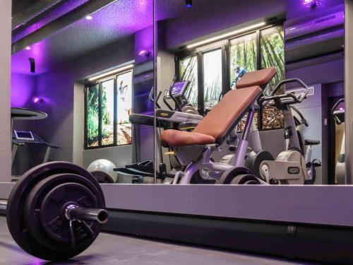 Fitness centrum a/nebo fitness zařízení v ubytování Ibis Milano Centro