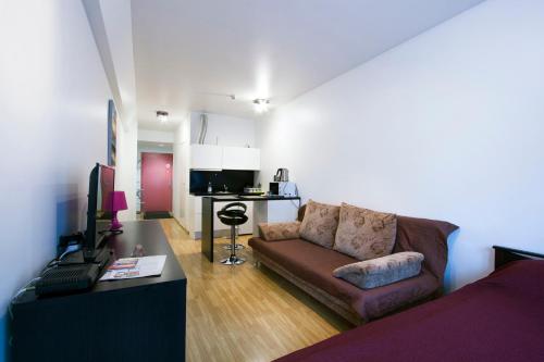 Et opholdsområde på Jõe Apartments