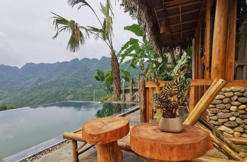 Landskap semula jadi dekat dengan resort