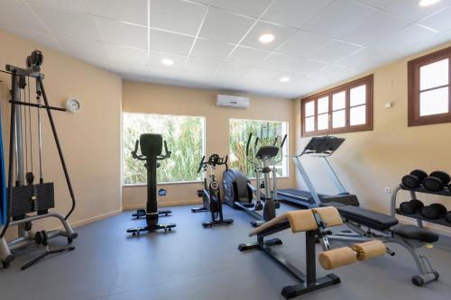Fitness centrum a/nebo fitness zařízení v ubytování Hipotels Flamenco Conil