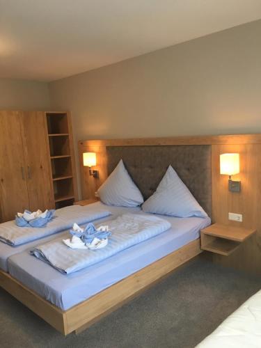 Ένα ή περισσότερα κρεβάτια σε δωμάτιο στο Appartementhaus Felicitas