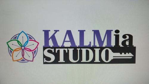 a kaminaria studio sign on a wall at Kalmia Studio in Sinaia
