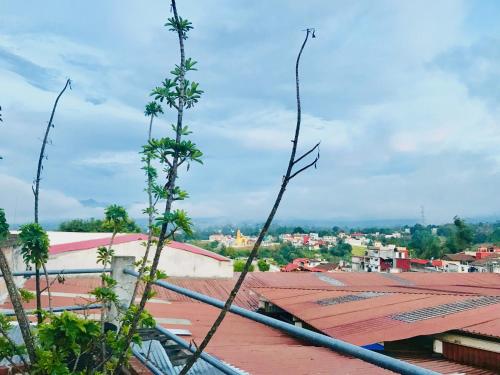 a view of a city from the roof of a building at Casa Afif in Tlatlauquitepec