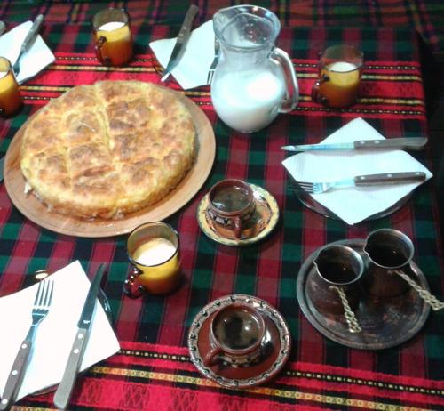 Jídlo v penzionu nebo okolí