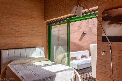 Postel nebo postele na pokoji v ubytování Villa delle Ortensie