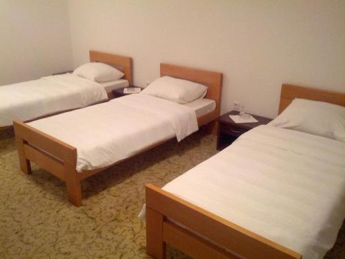 Ένα ή περισσότερα κρεβάτια σε δωμάτιο στο Motel Maksumić