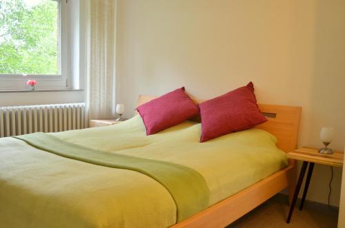 Postel nebo postele na pokoji v ubytování Ferienwohnung Frings in Havixbeck