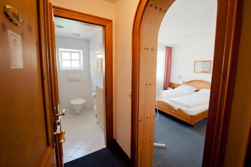 Vannituba majutusasutuses Hotel Alt-Ringlein