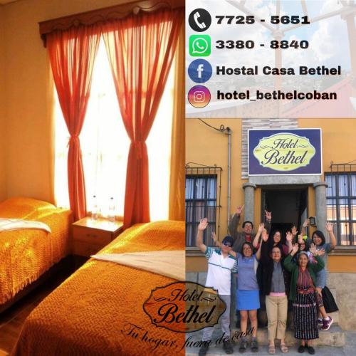 Ένα ή περισσότερα κρεβάτια σε δωμάτιο στο Hotel Bethel