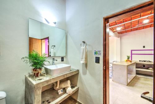 Phòng tắm tại CASA KANELO