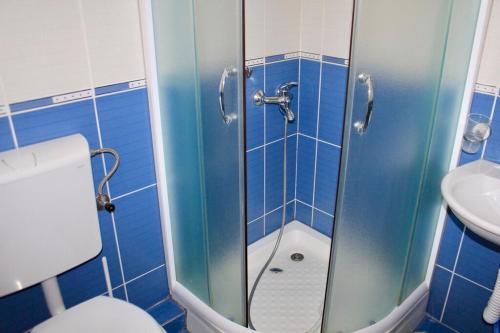 Koupelna v ubytování Villa Rihter