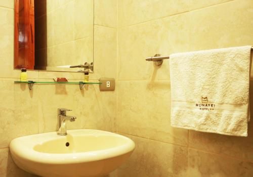 Koupelna v ubytování Munayki Hotel