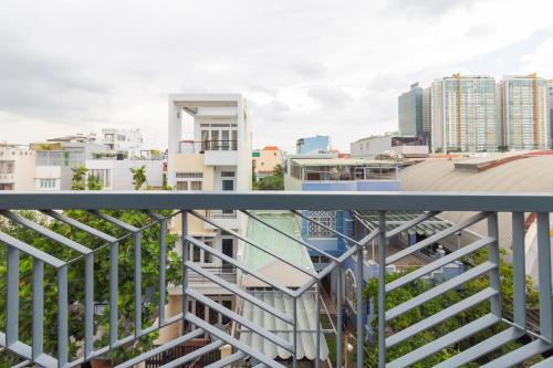 Balkón nebo terasa v ubytování GEM Apartment