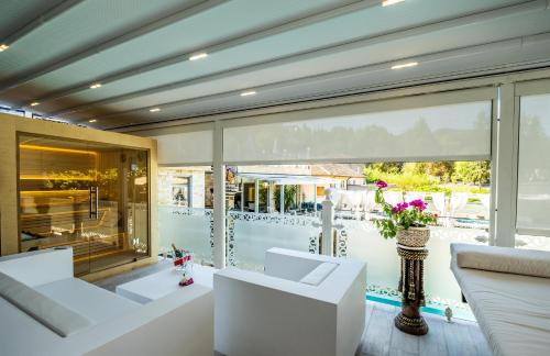 Balkón nebo terasa v ubytování Spa Hotel Rich