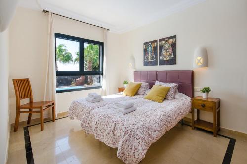 Postel nebo postele na pokoji v ubytování Hipoclub Villas,"Tabaro"villa