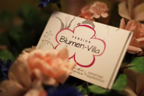 Naktsmītnes Pension Blumen-Villa logotips vai norāde