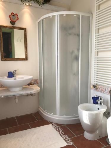 A bathroom at Villa Belforte