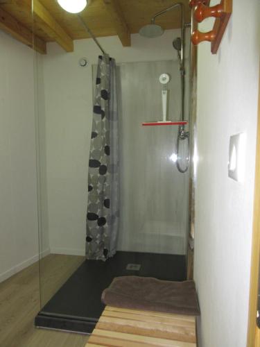 Koupelna v ubytování Gîte Potimarron