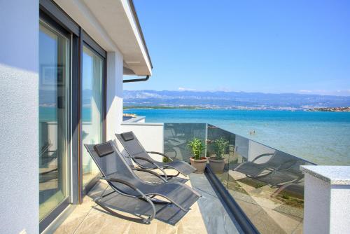 
A balcony or terrace at Penthouse Sabbia
