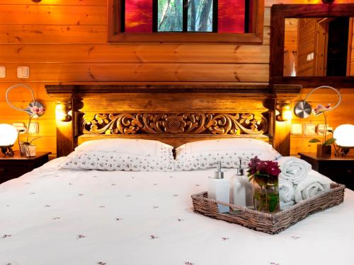 Ένα ή περισσότερα κρεβάτια σε δωμάτιο στο First Light Cabins