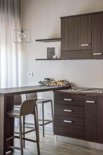 Кухня или мини-кухня в Residenza del Borgo

