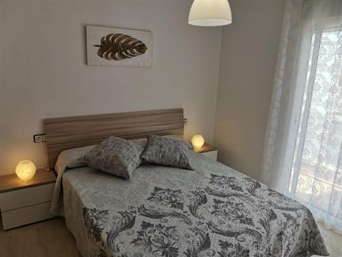 Postel nebo postele na pokoji v ubytování Delta Canyar