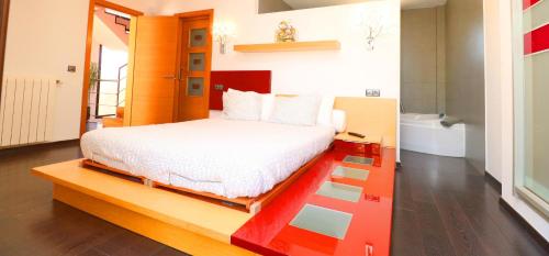 Postel nebo postele na pokoji v ubytování Son Vigili