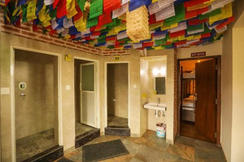
A bathroom at Flying Yak Kathmandu
